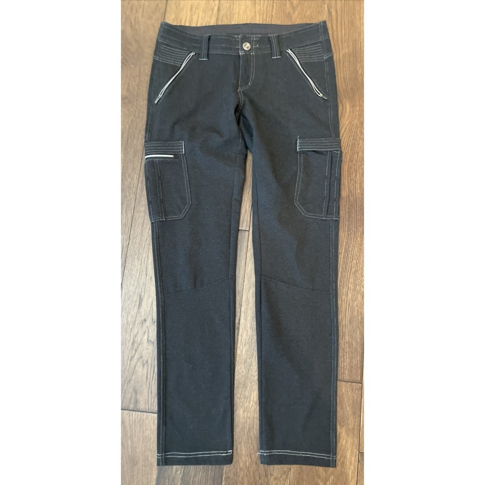 Kuhl Womens‎ Krush Pants Size 4 Regular Black Hiking Outdoors Cargo